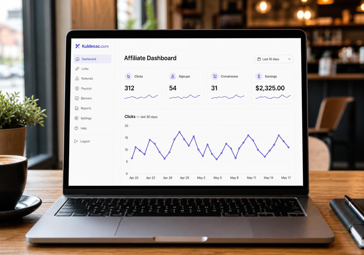 Your affiliate dashboard