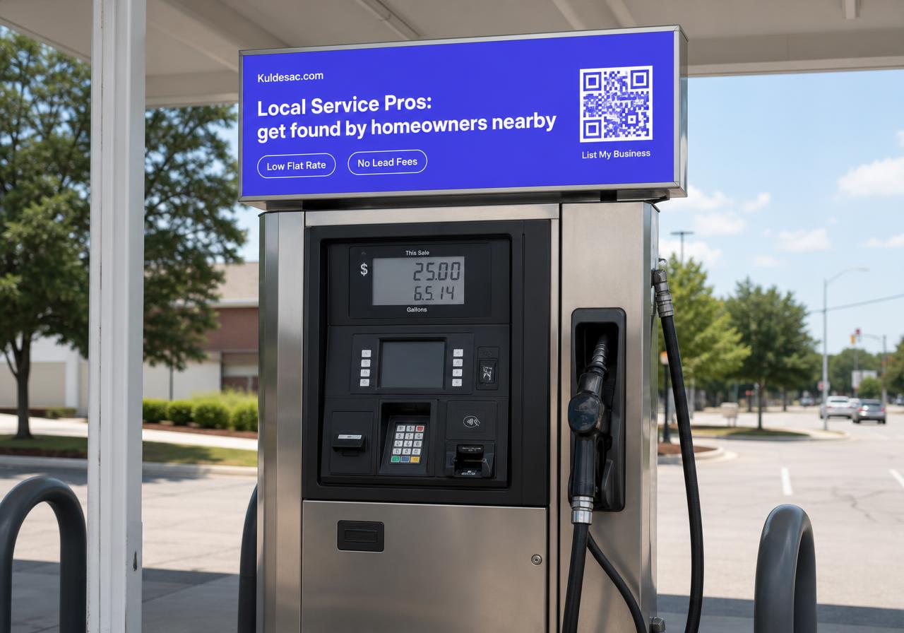 Gas pump placement