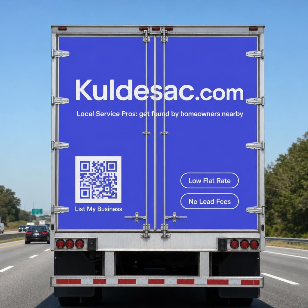 Trailer rear decal